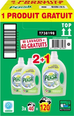 Persil Lessive Liquide Amande Douce 2l 40 Lavages Lot de 3