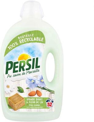 Persil Lessive Liquide Peau Sensible Amande Douce 2,6l 52 Lavages