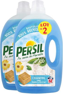 Persil Lessive Liquide l'Essentiel 2,6l 52 Lavages Lot de 2