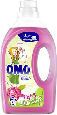 Omo Lessive Liquide Rose & Lilas Blanc 1,35L 27 Lavages