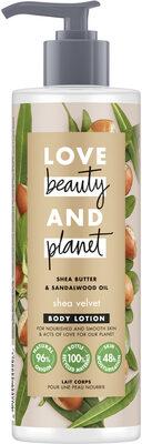 Love Beauty And Planet Lait Corps Nutrition Veloutée 400ml