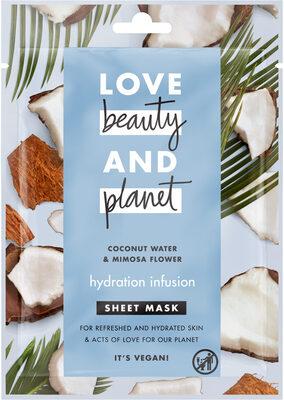 Love Beauty And Planet Masque tissu Infusion Hydratante x1