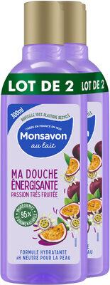Monsavon Gel Douche Passion Bien Fruitée 300ml Lot de 2