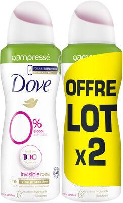 Dove invisi care 2x100ml