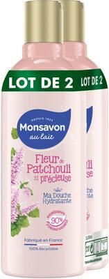Monsavon Au Lait Gel Douche Fleur De Patchouli 300ml Lot de 2