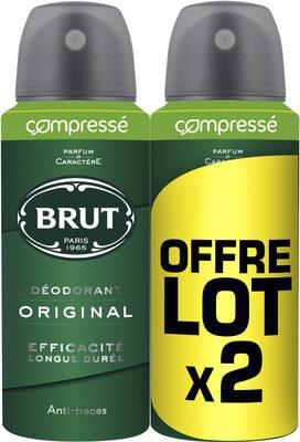 Brut deo orgnl 2x100 ml