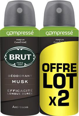 Brut deo musk 2x100 ml
