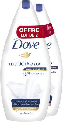 Dove Gel Douche Nutrition Intense 750ml Lot de 2