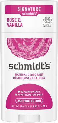 Schmidt's Déodorant Stick Signature Rose + Vanille 75g