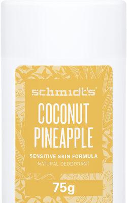 Schmidt's Déodorant Stick Peaux Sensibles Noix de Coco + Ananas 75g