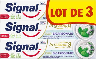 Signal Integral 8 Dentifrice Nature Elements Fraîcheur & Détox 3x75ml