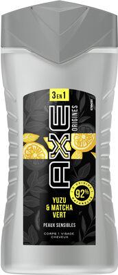Axe Gel Douche Homme 3en1 Origines Yuzu & Matcha Vert 250ml