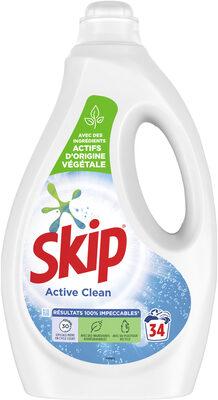 SKIP Lessive Liquide Active Clean 1,7l - 34 Lavages