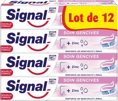 Signal Dentifrice Soin Gencives 12x75ml