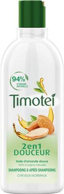 Timotei 2en1 Shampooing Femme Douceur Huille d'Amande Douce Cheveux Normaux