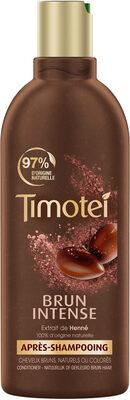 Timotei Brun Intense Après Shampoing Enrichie à l'Extrait de Henné Cheveux Bruns