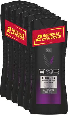 AXE Gel Douche Homme Provocation Lot 6 X 400ML(dont 2 offerts)