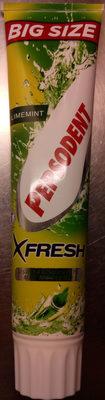Pepsodent X-Fresh med munskölj Limemint Big Size