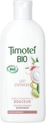 Timotei Bio Après-Shampooing Femme Douceur infusé au Lait d'Amande Douce Cheveux Normaux 250ml