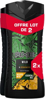 AXE Gel Douche Wild Mojito & Bois de Cèdre 2x400ml
