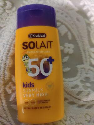 kruidvat Solait kids sunmilk 50+ very high