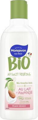 Monsavon Gel Douche Certifié Bio et Vegan Au Lait d'Amande 300ml
