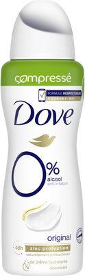 Dove zero original 100ml