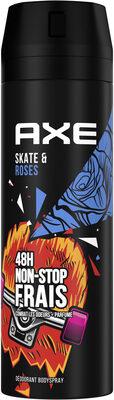 Axe Déodorant Bodyspray Homme Skate & Roses 48h Non-Stop Frais 200ml