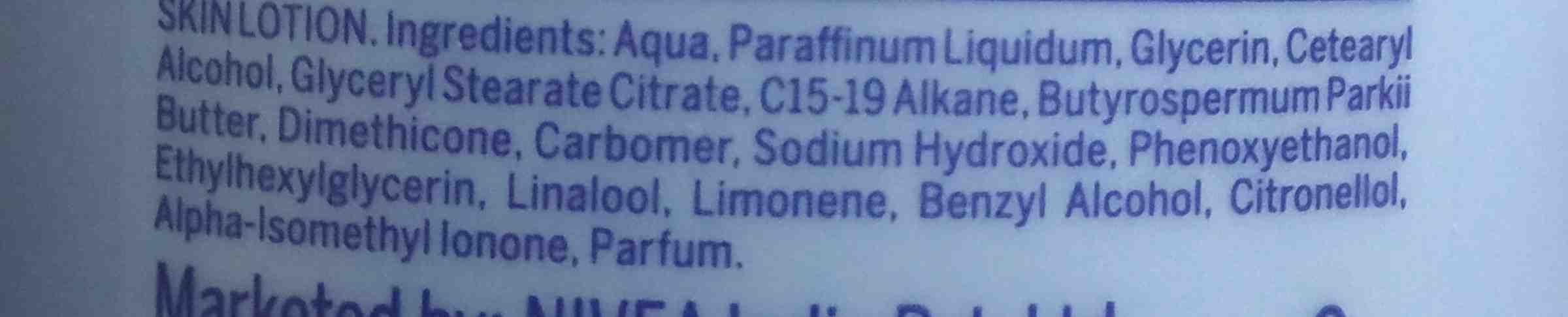 Nivea shea smooth body milk