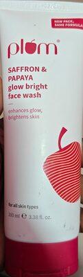 Saffron & papaya glow bright face wash