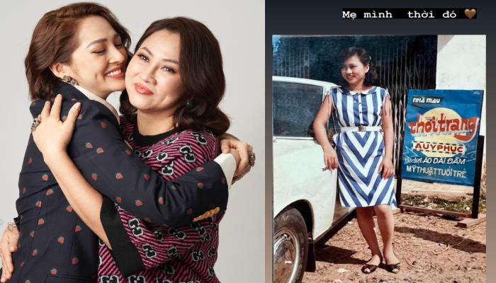 Bảo Anh khoe ảnh mẹ thời trẻ, chứng minh đẹp là nhờ hưởng gen tốt từ mẹ
