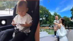 Leon nhà Hồ Ngọc Hà 2 tuổi đã có hành động bảo vệ mẹ cực dễ thương