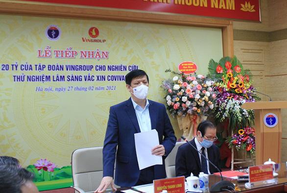 Mỗi liều vaccine Covid-19 do Việt Nam sản xuất sẽ có giá không quá 60 ngàn đồng