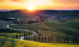 Val d'Orcia, điểm đến đẹp như truyện cổ tích của miền Trung nước Ý