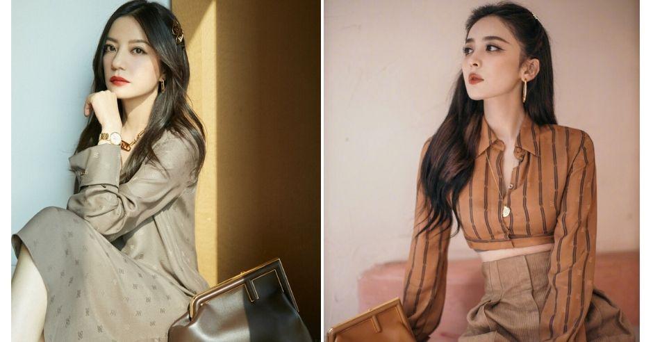 Chọn outfit giản dị, Triệu Vy lép vế trước Cổ Lực Na Trát tại show Fendi