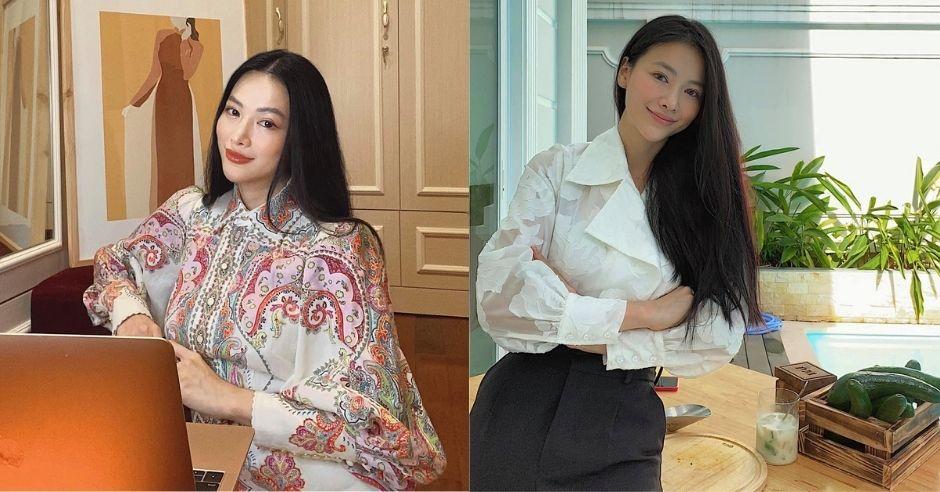 Style thời trang làm việc tại nhà chỉn chu, chuyên nghiệp của Phương Khánh