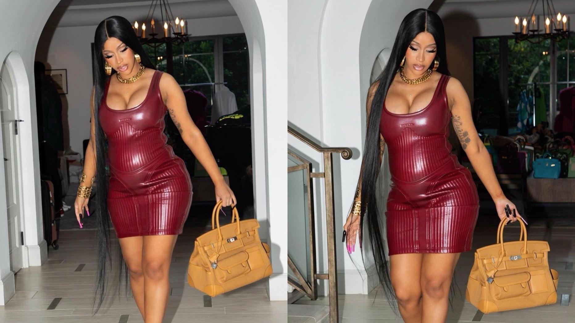 Cardi B khoe BST túi Hermes Birkin siêu khủng