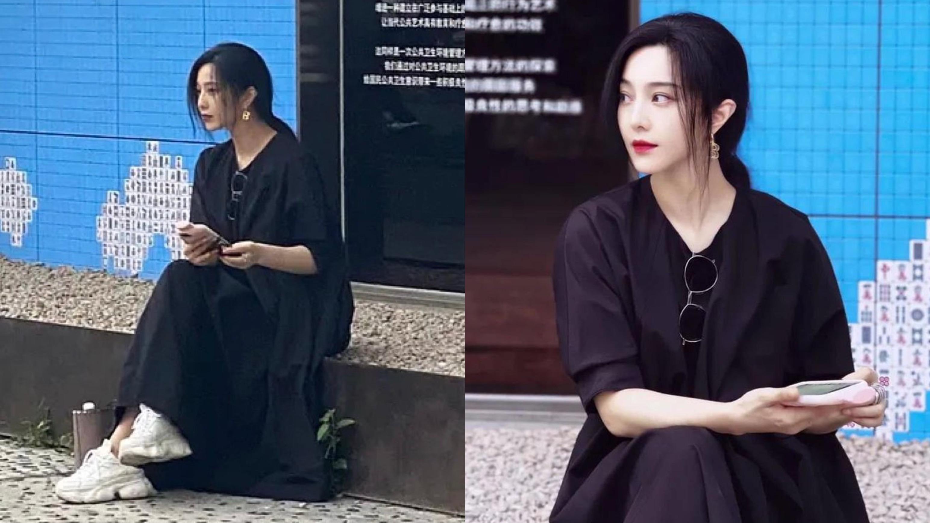 Đẳng cấp như Phạm Băng Băng: Mặc váy đen ngồi vệ đường cũng khiến dân tình trầm trồ tán thưởng