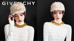 Âu Dương Na Na "lên đồ" cực lộng lẫy để xem livestream show diễn của Givenchy