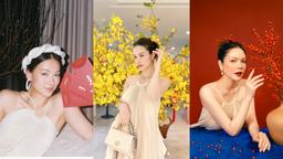 Đông Nhi và dàn mỹ nhân Vbiz có màn "đụng hàng" đầu năm mới khiến netizen cân não: Ai mặc đẹp hơn?