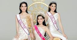 Hoa hậu Đỗ Thị Hà đọ sắc cùng 2 Á hậu trong BST mới của NTK Trần Hùng