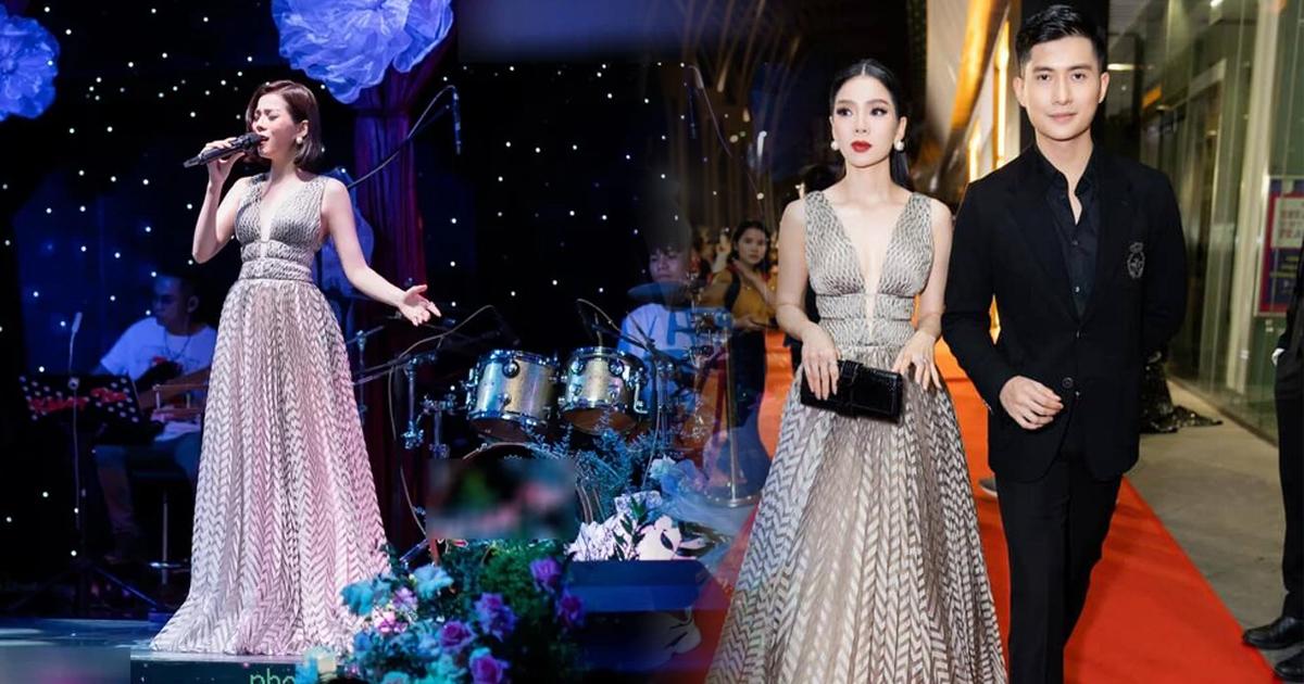 Lệ Quyên đón tuổi mới tại phòng trà chồng cũ nhưng nhắc công khai tình mới