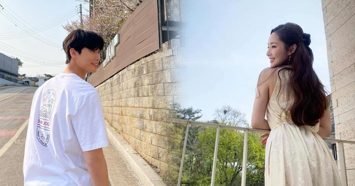 Hết chối cãi, Park Min Young - Park Seo Joon lộ bằng chứng hẹn hò ngắm hoa anh đào