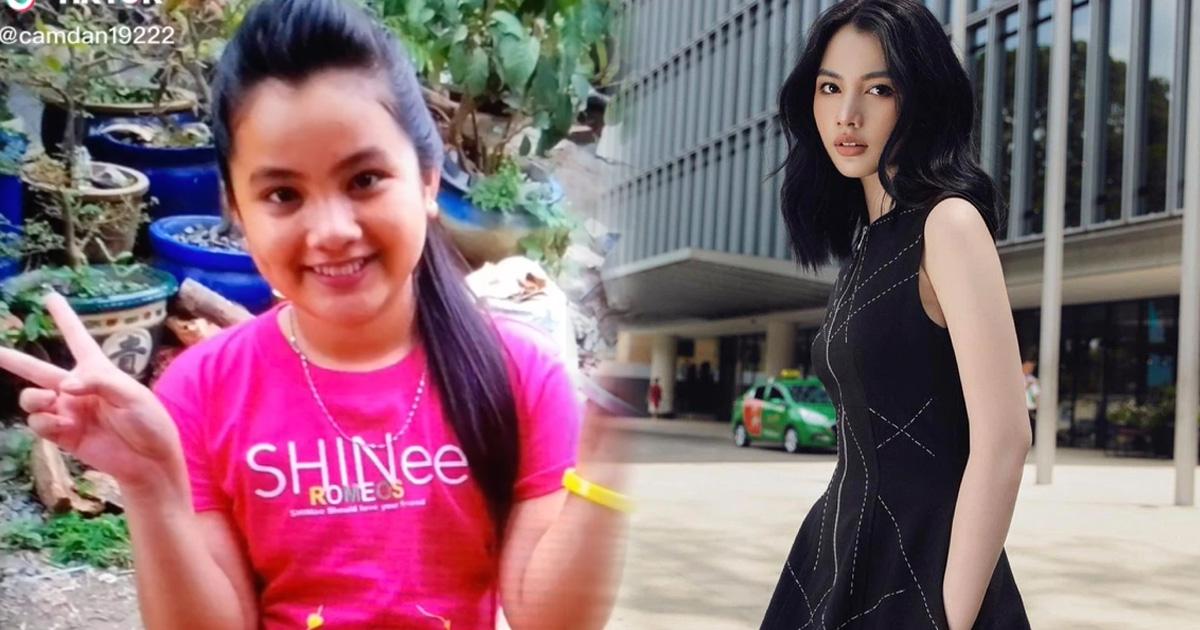 Cẩm Đan khoe ảnh lúc nhỏ, dân tình trầm trồ vì màn dậy thì quá thành công