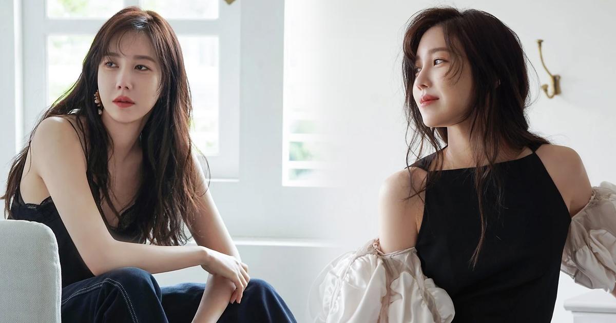 Nhan sắc trẻ trung khó tin của mợ cả Penthouse Lee Ji Ah tại hậu trường chụp quảng cáo