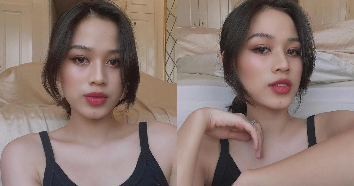 Đỗ Thị Hà tung ảnh tự make up thế nào mà fan kêu trời: "Trang điểm xấu quá"?