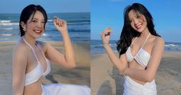 Tân binh VFC - mỹ nhân "Mặt Nạ Gương" Ngọc Huyền diện áo tắm khoe nhan sắc gợi cảm ở tuổi 25