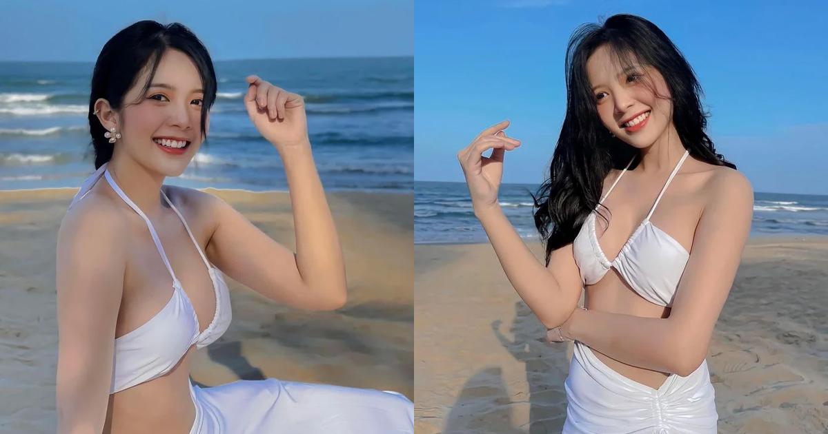 Tân binh VFC - mỹ nhân "Mặt Nạ Gương" Ngọc Huyền diện áo tắm khoe nhan sắc gợi cảm ở tuổi 25