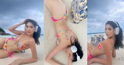 Ngọc Trinh đã chán da trắng rồi, các cô gái chuẩn bị đi nhuộm da nâu đi