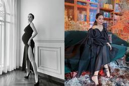 Sao Việt bất chấp bụng mang dạ chửa đi giày cao gót chấp chới, mẹ bỉm Bảo Thy gây thót tim nhất